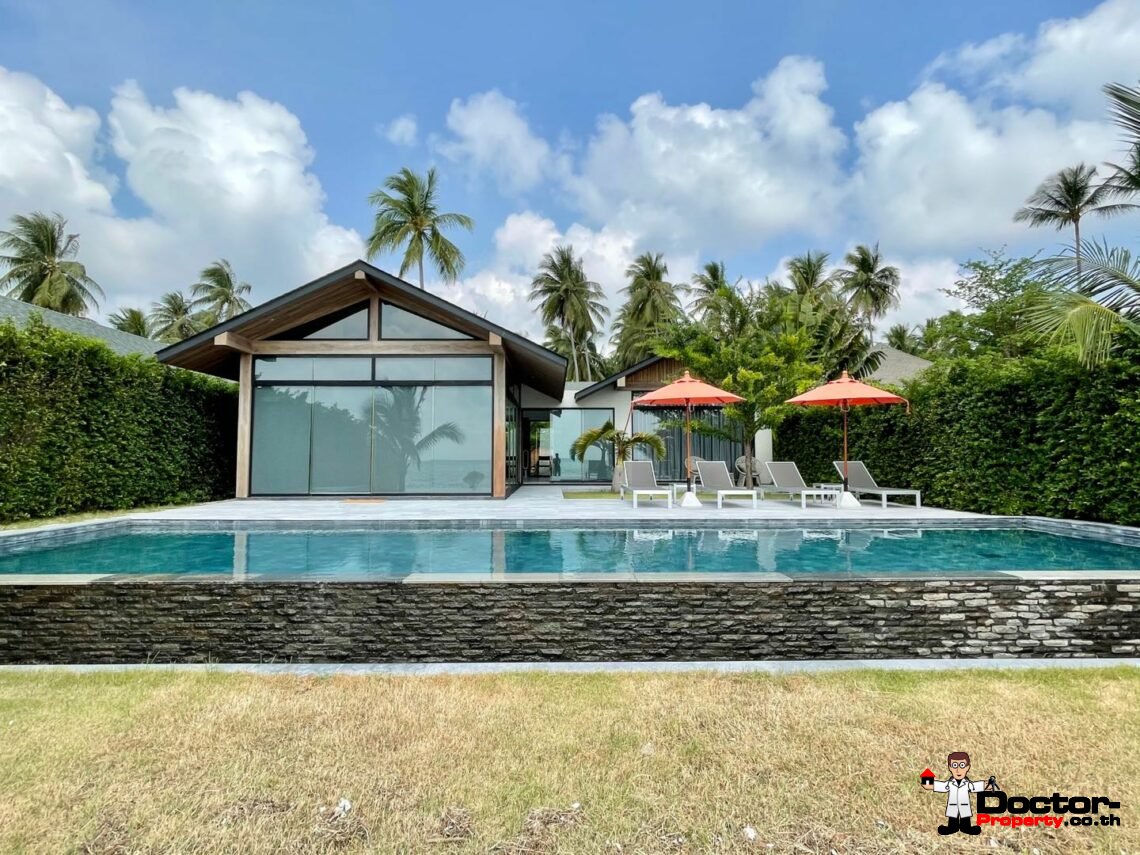 5 Bedroom Beachfront Villa – Na Mueang, Koh Samui – For Sale